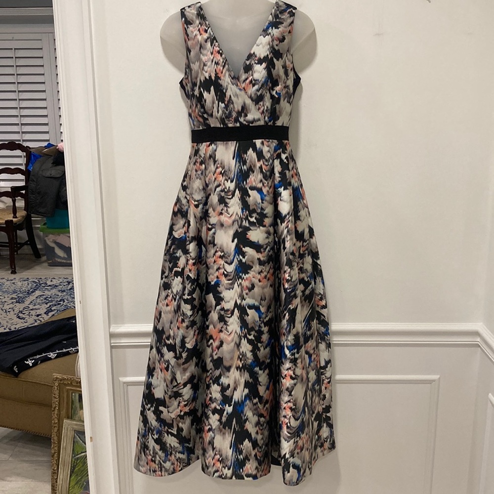 L.K. Bennett London Multicolor Formal Sleeveless Dress Size 2